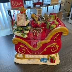 ♥️🎄🧸 BLUE SKY HOLIDAY COLLECTION SANTA SLEIGH 🧸🎄♥️